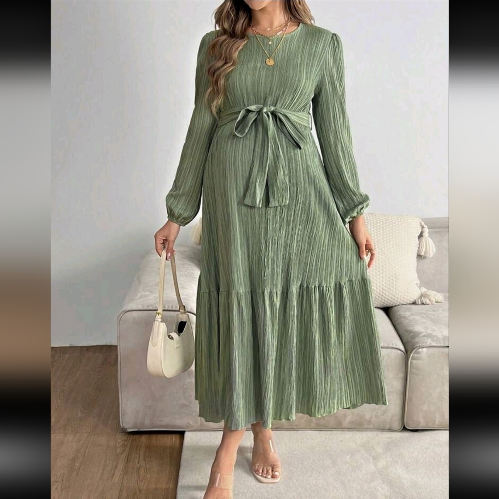 Green Maternity Dress